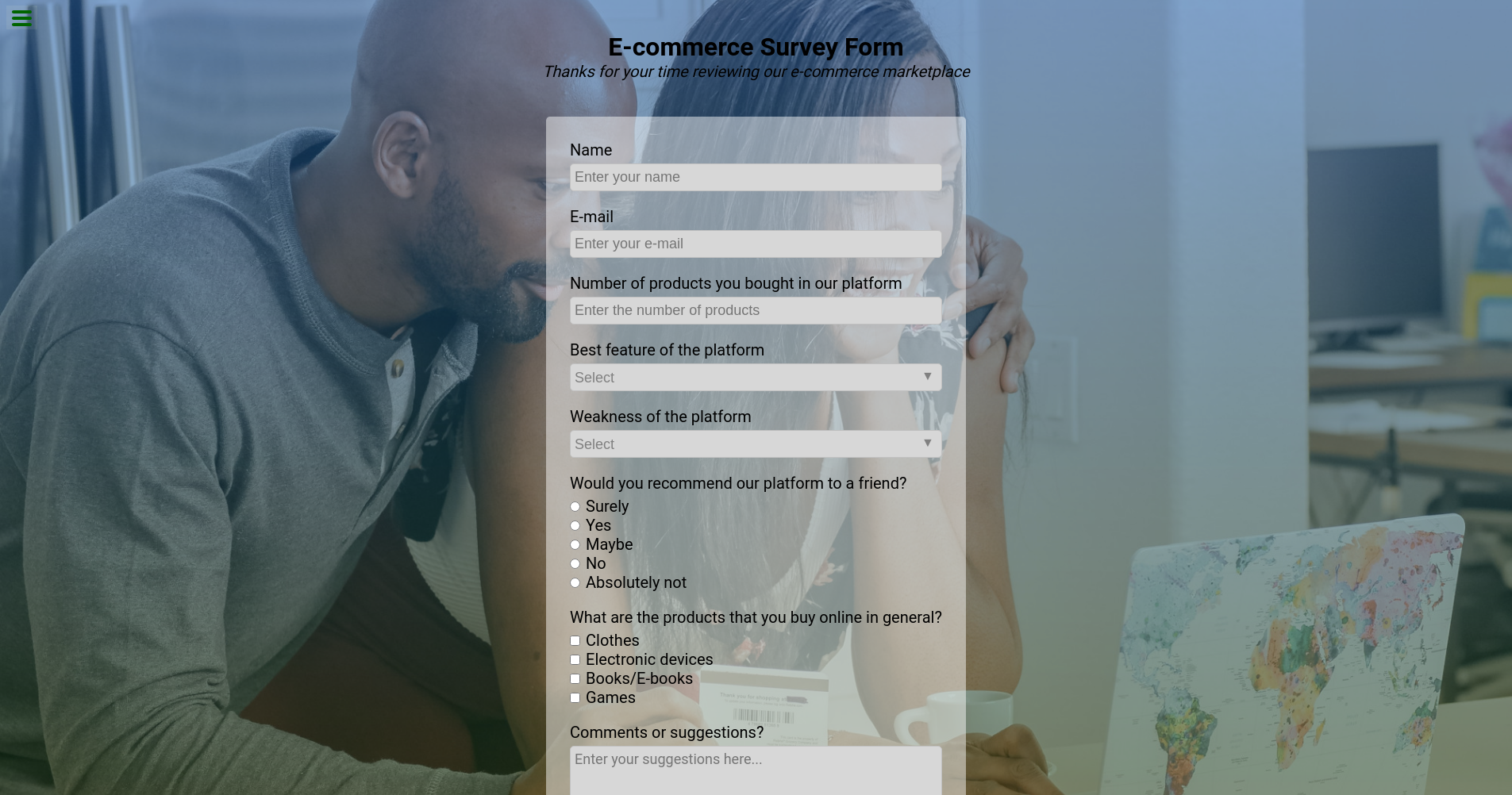 Survey Form Project